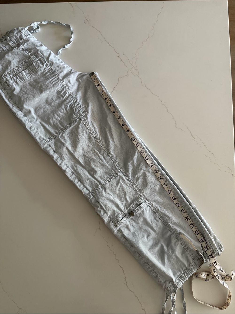 Habitual Light Gray Cargo Drawstring Pants - Picture 5 of 7